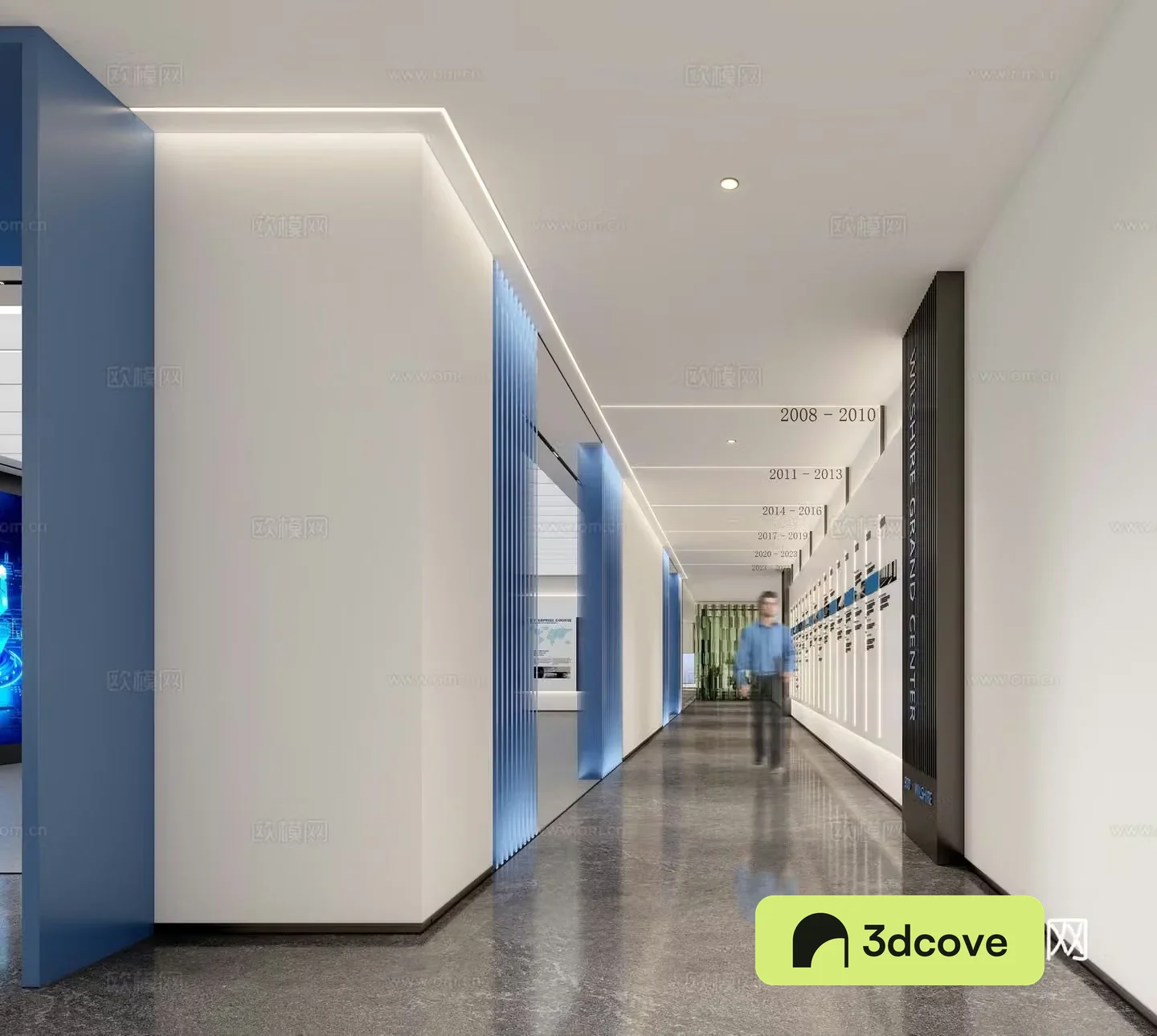 Corporate Culture Display Wall