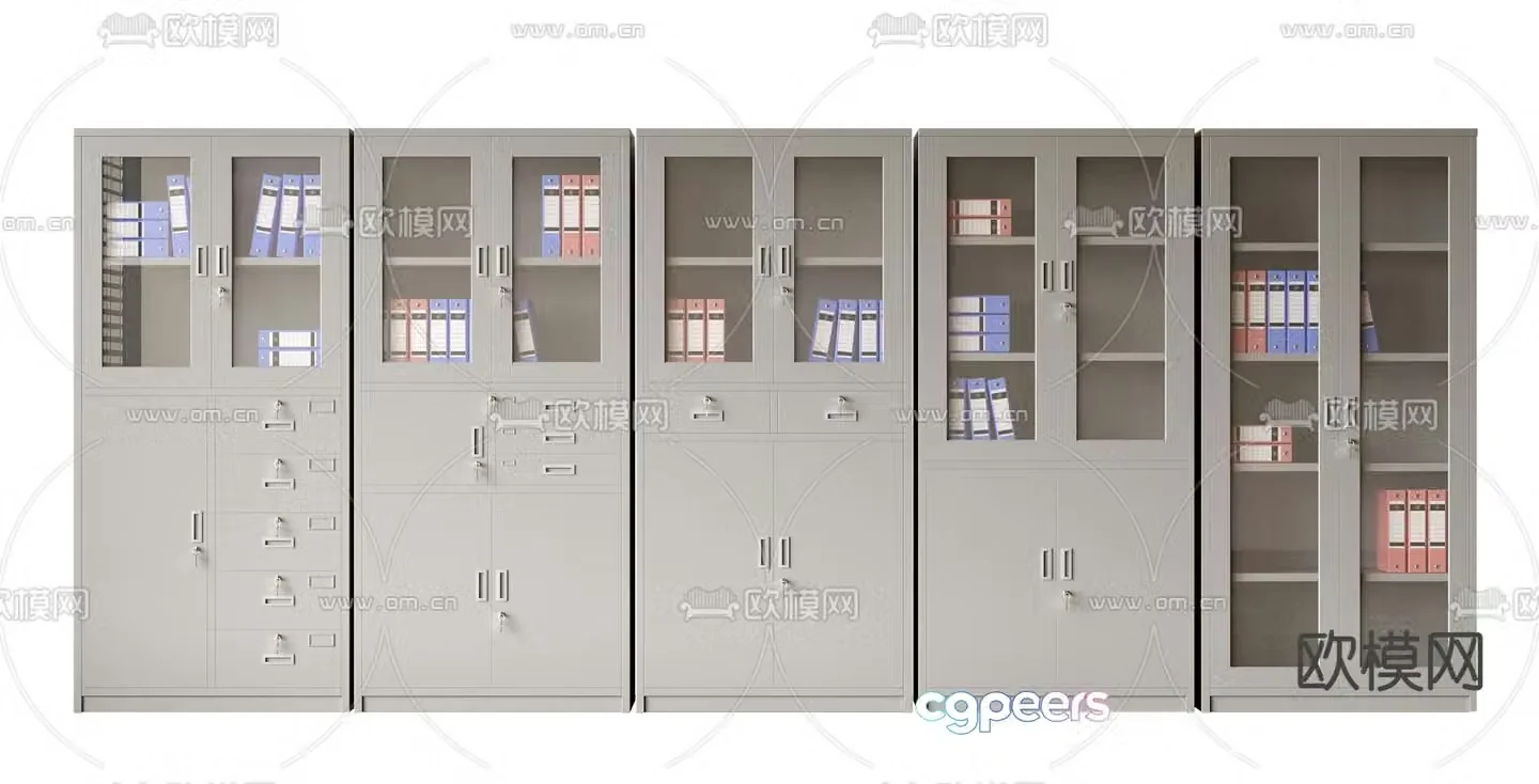 File cabinet filing cabinet office cabinet 3d model