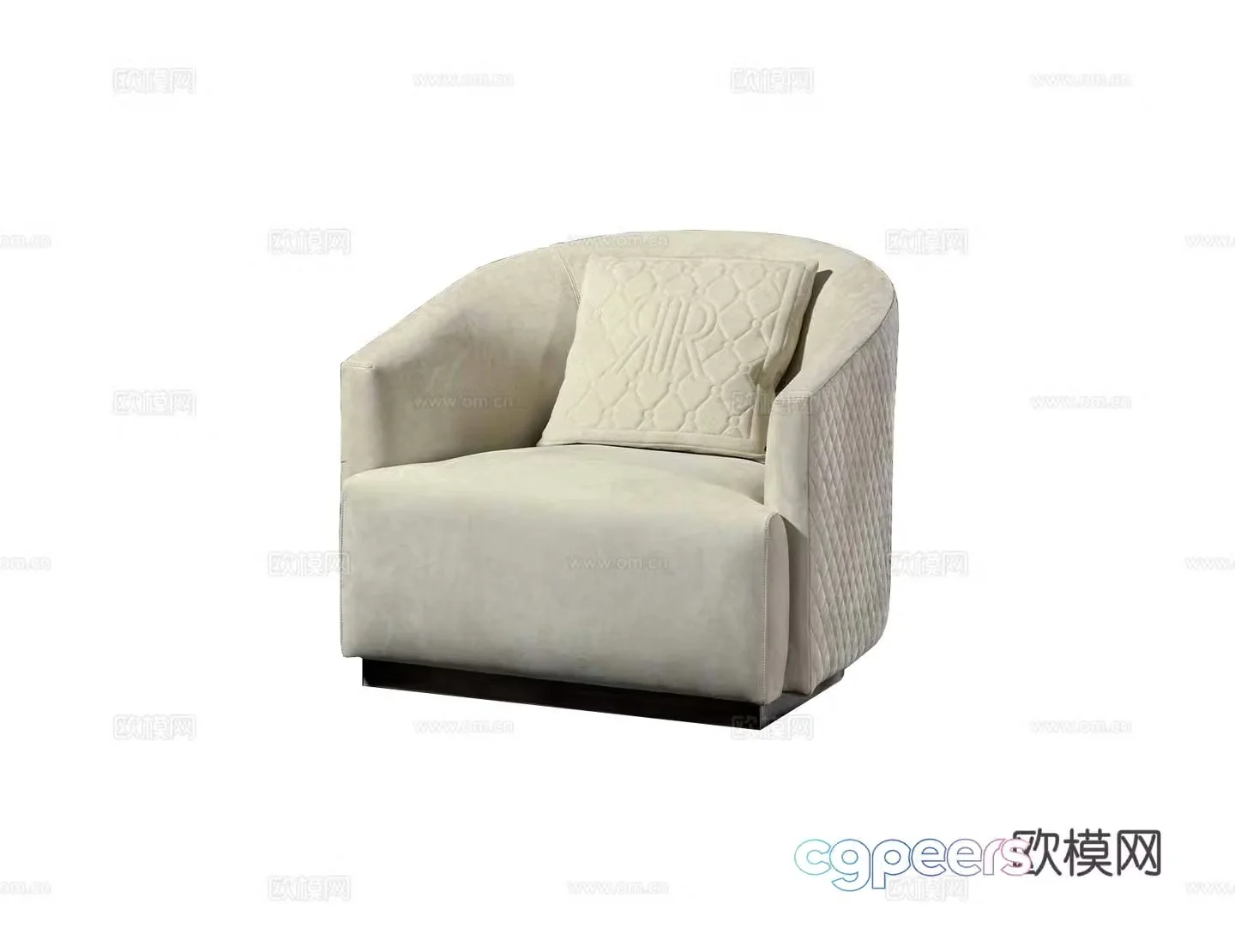 Rugiano OPERA single sofa 3d model