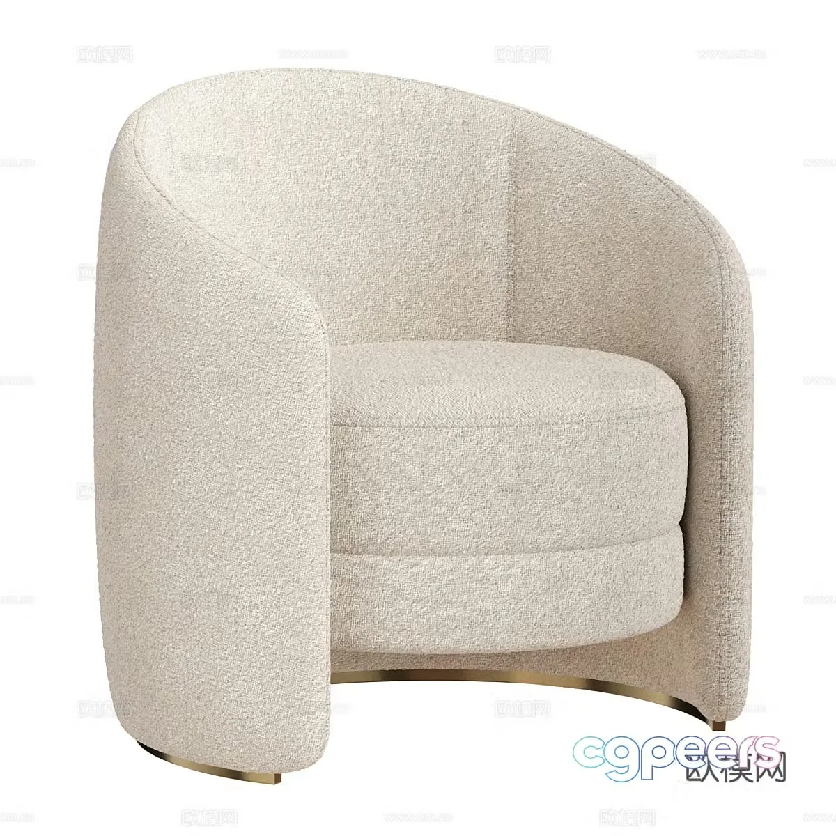 Sofa coffee table combination 3D model
