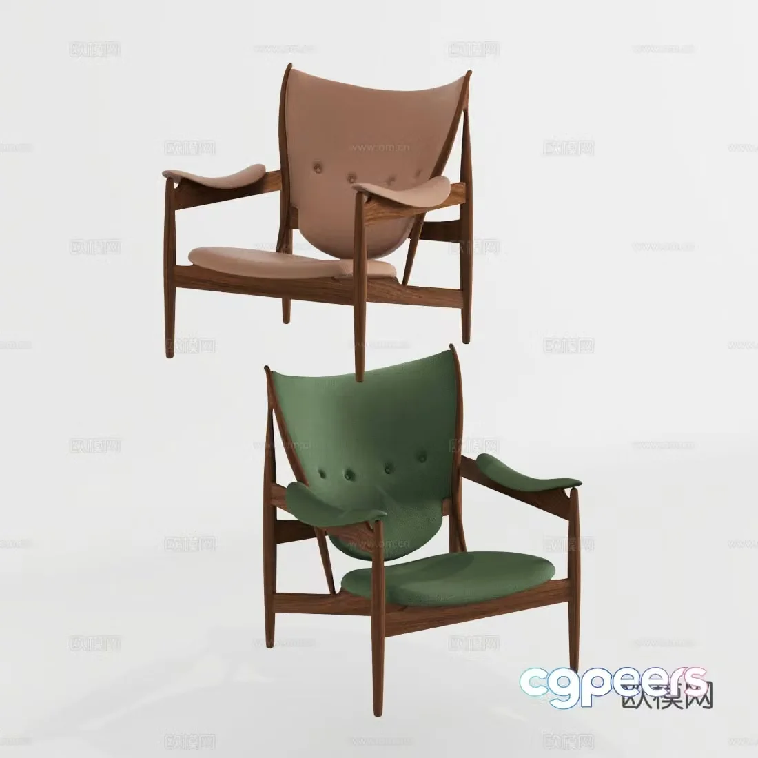 Modern leisure chair 3d model