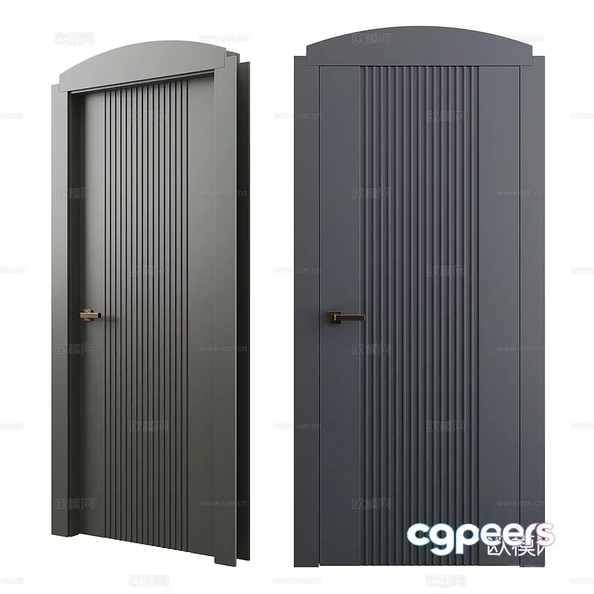 Modern Italian entrance door 3D model