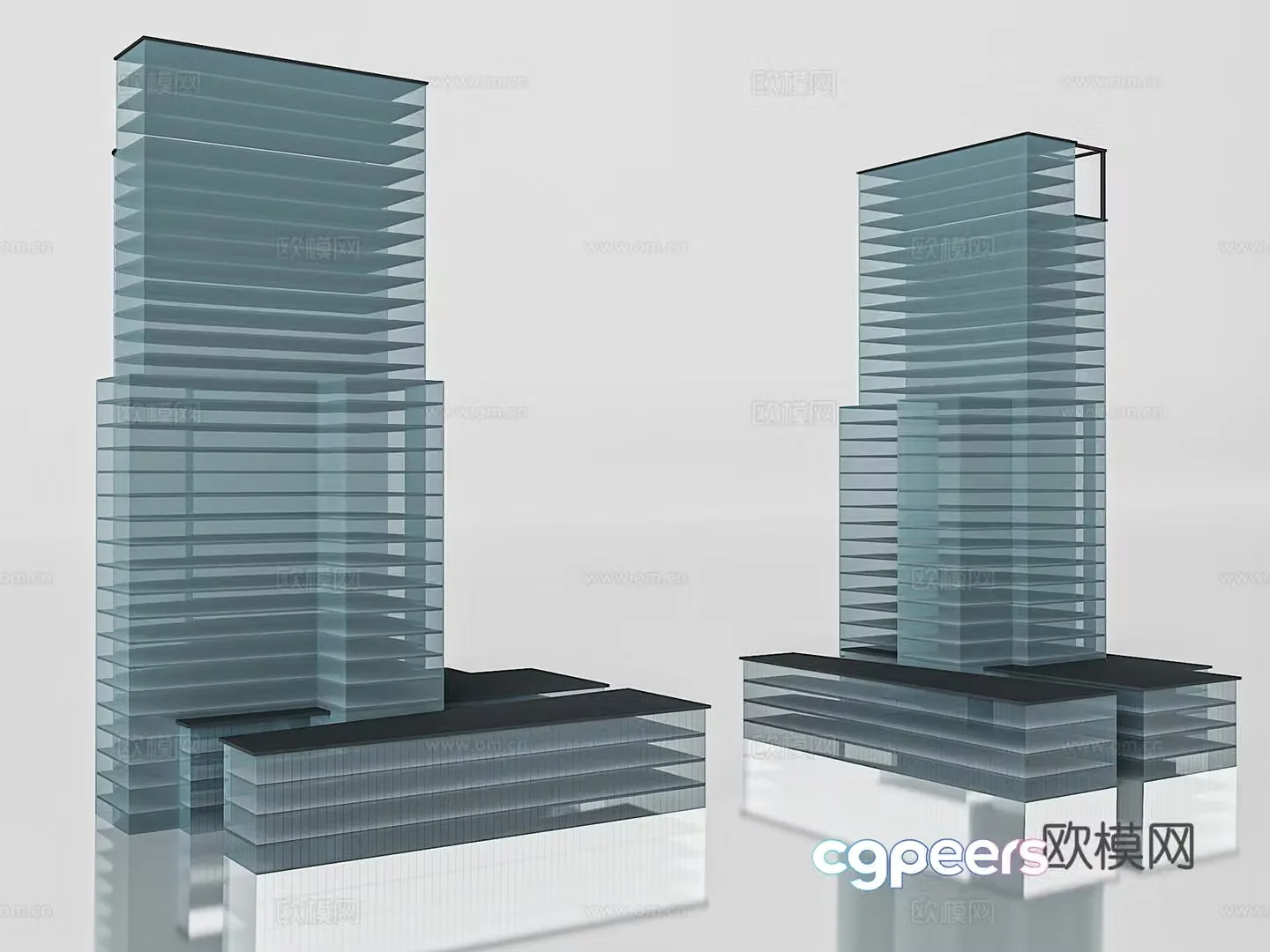 Building exterior 3d model