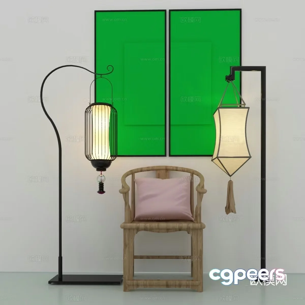 Floor lamp 3d model