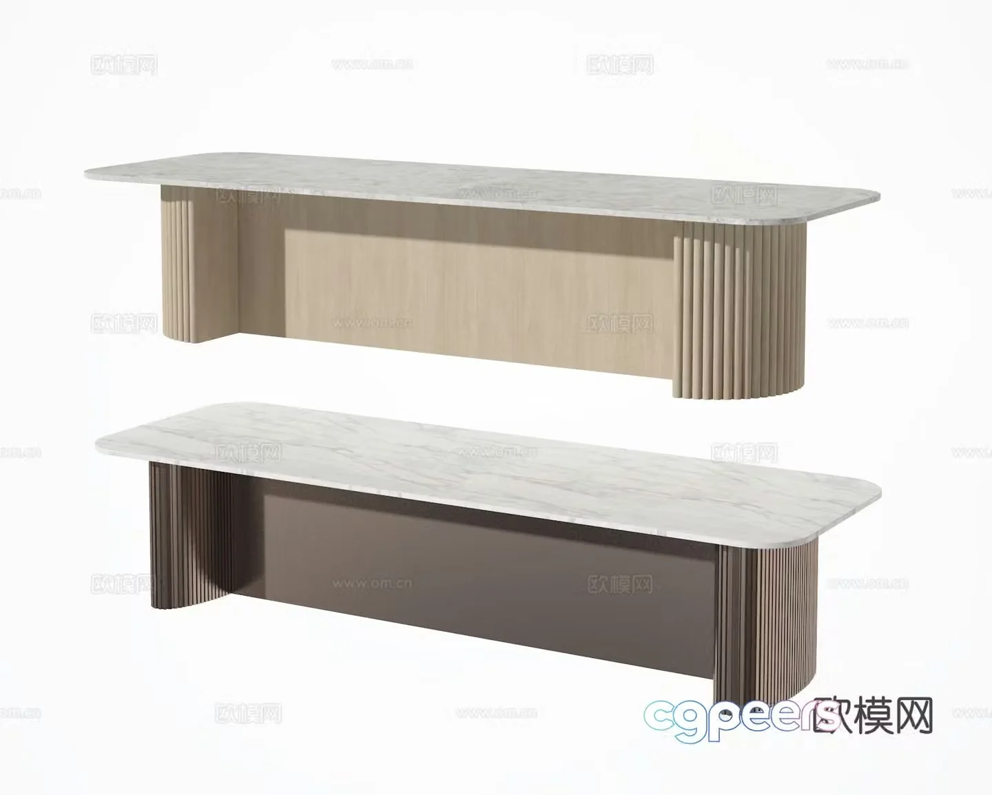 Italian dining table 3d model