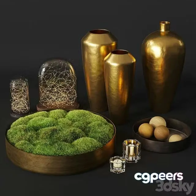 3ds Max Free – Rh decor set
