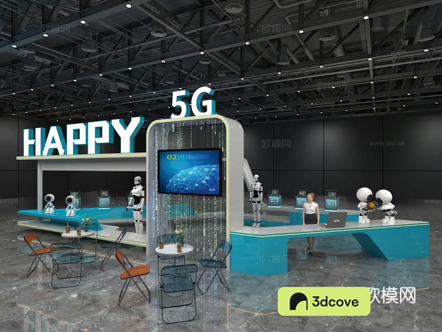 Modern tech exhibition