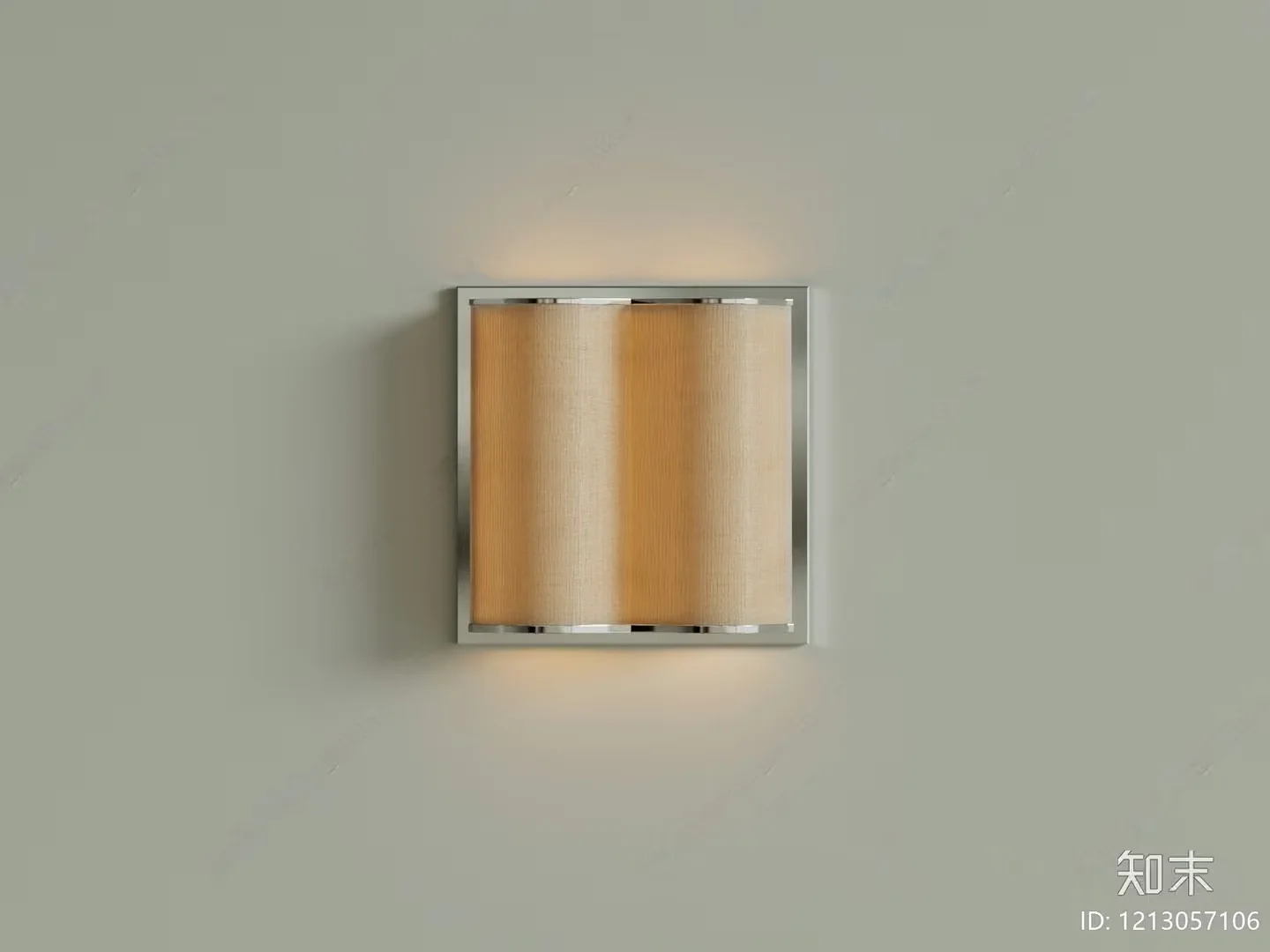 A Wall-Mounted Light Fixture 3D Model – 21471 – VRAY Render