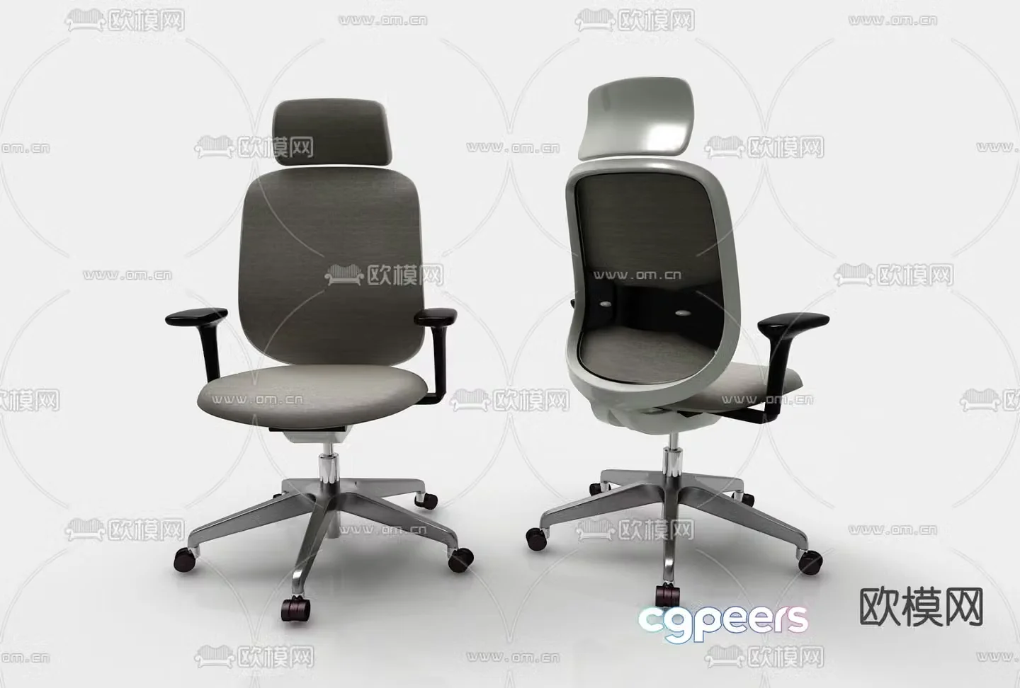 Office chair shift chair staff chair 3d model