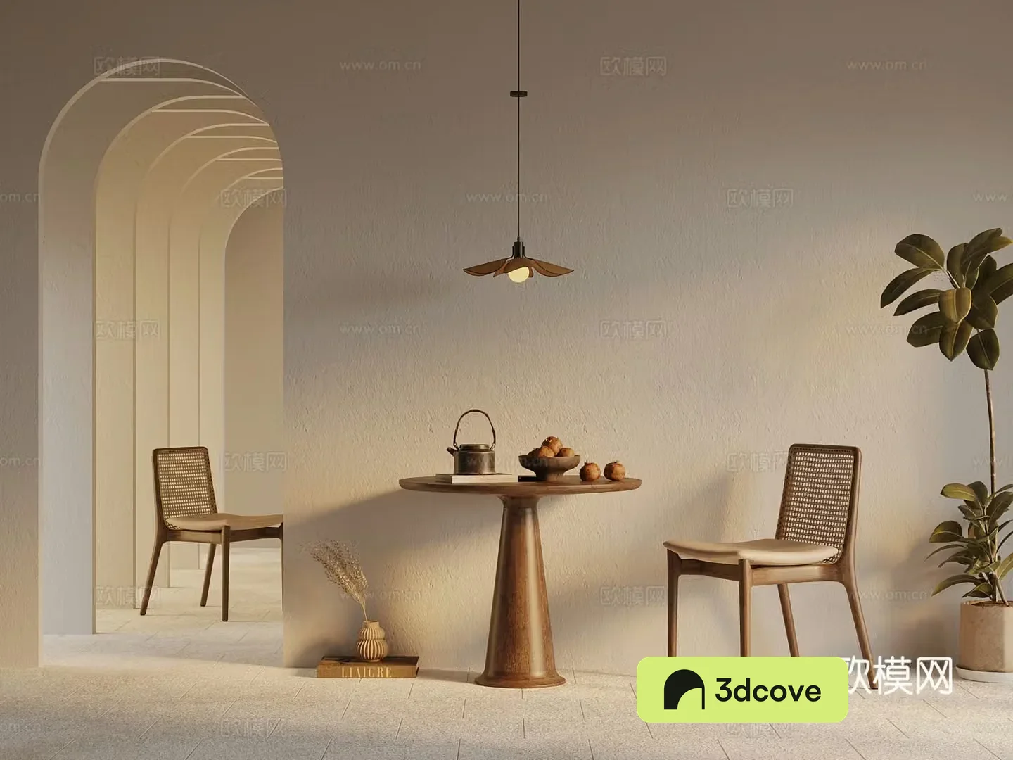 Silent medieval style leisure tables and chairs chandeliers decorative ornaments