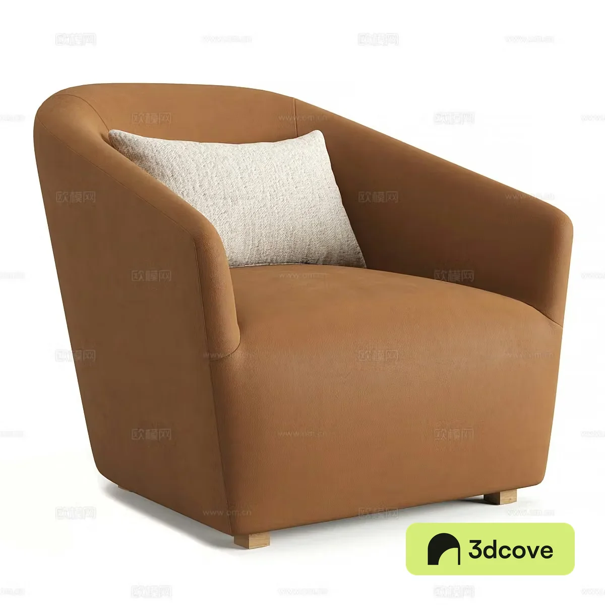 Modern Italian RH DELLA leather chair