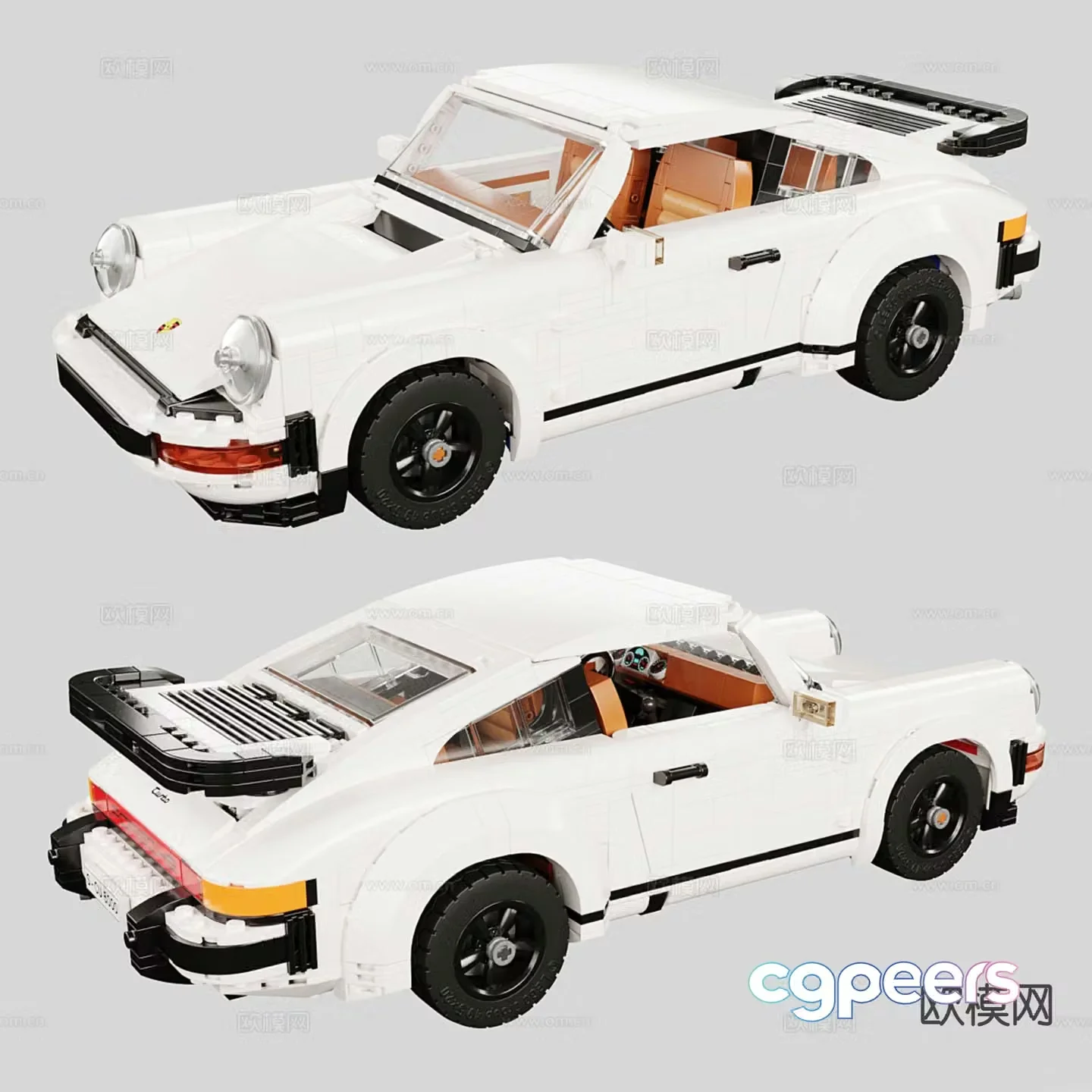 Children’s toys Lego blocks building block car 3d model
