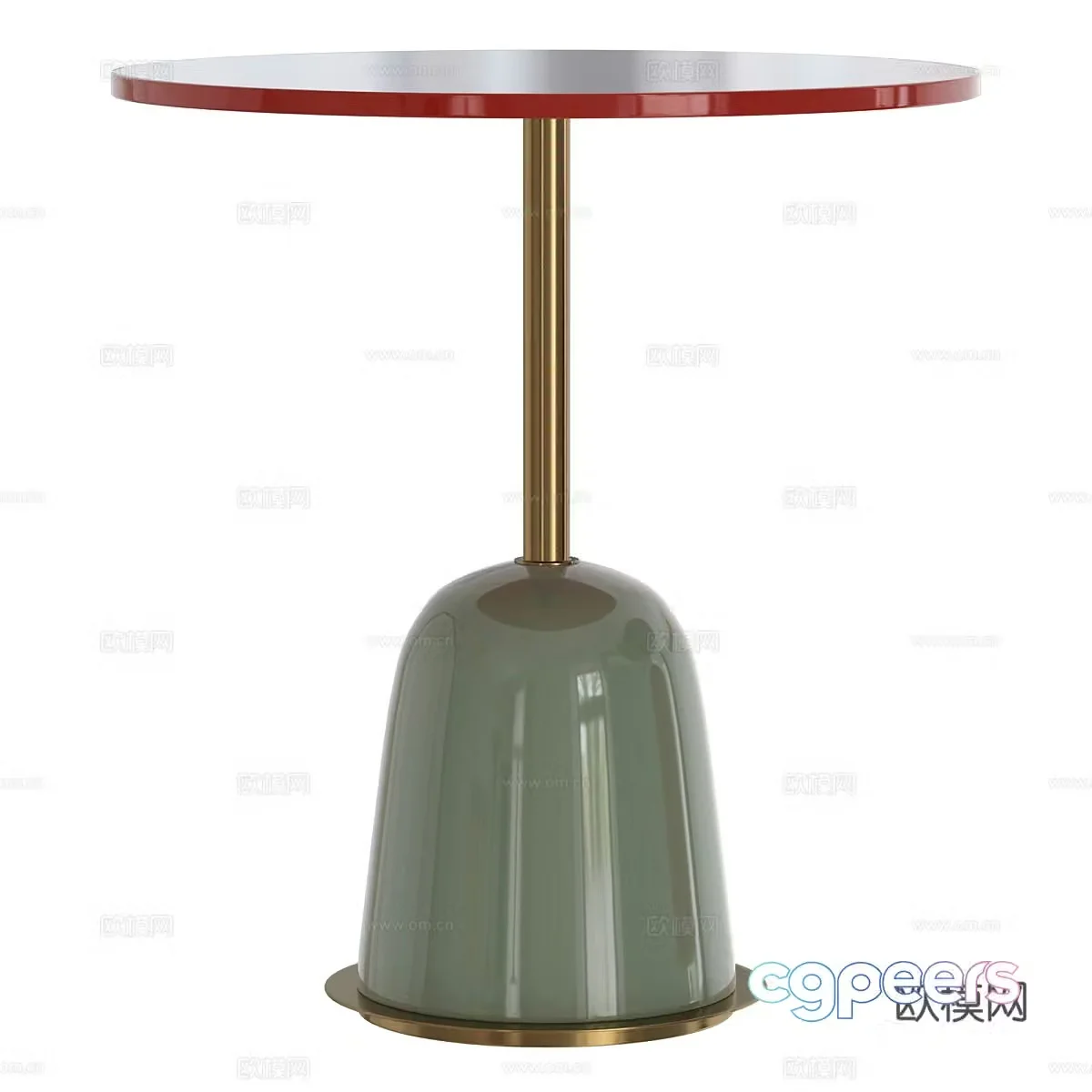 Creamy wind side round side round side bedside side sofa side sofa round create 3D model