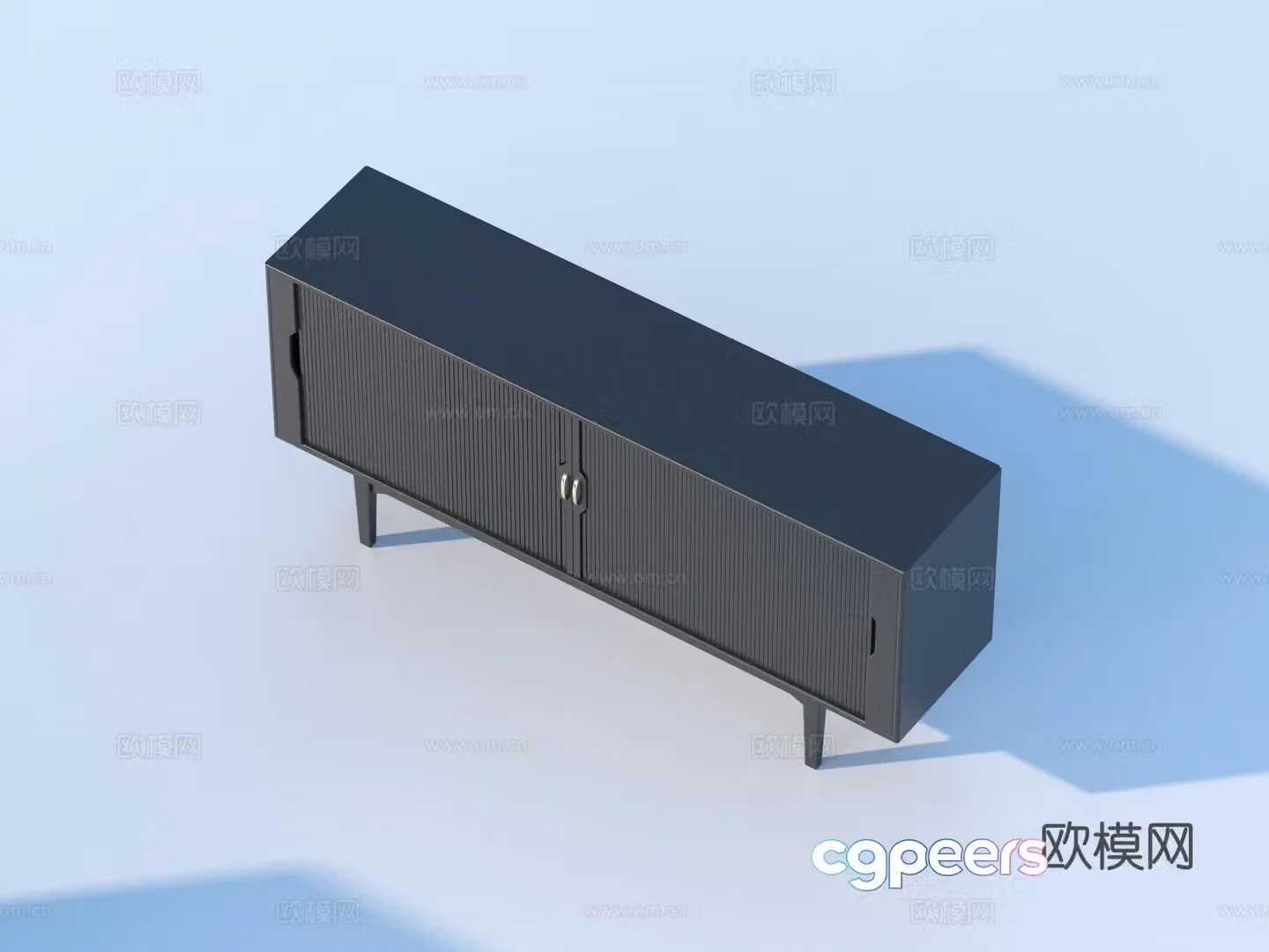 Modern TV cabinet floor cabinet 3d model