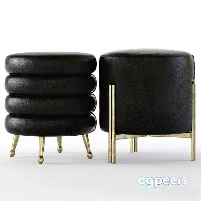 3ds Max Free – Kelly Wearstler Melange and Laurel Stools