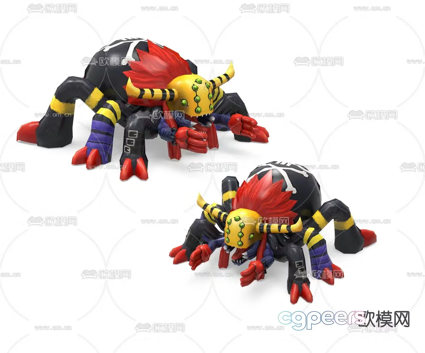 Spider-Man toy figure 3D model