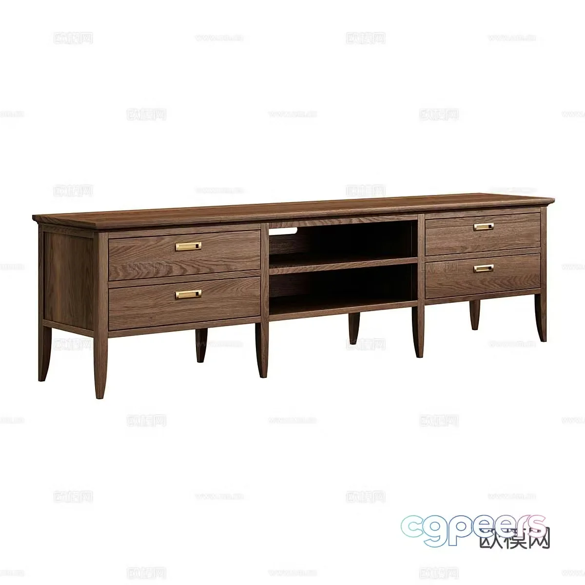 Modern TV cabinet 3d model