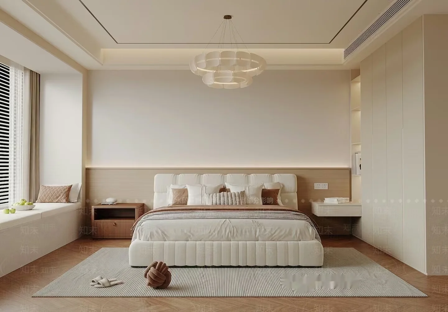 Cozy Bedroom 3D Model – 14563 – VRAY Render