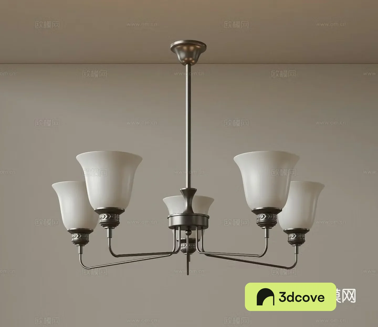Modern medieval style chandelier Minimalist cream style chandelier Nordic simple chandelier Restaurant chandelier American