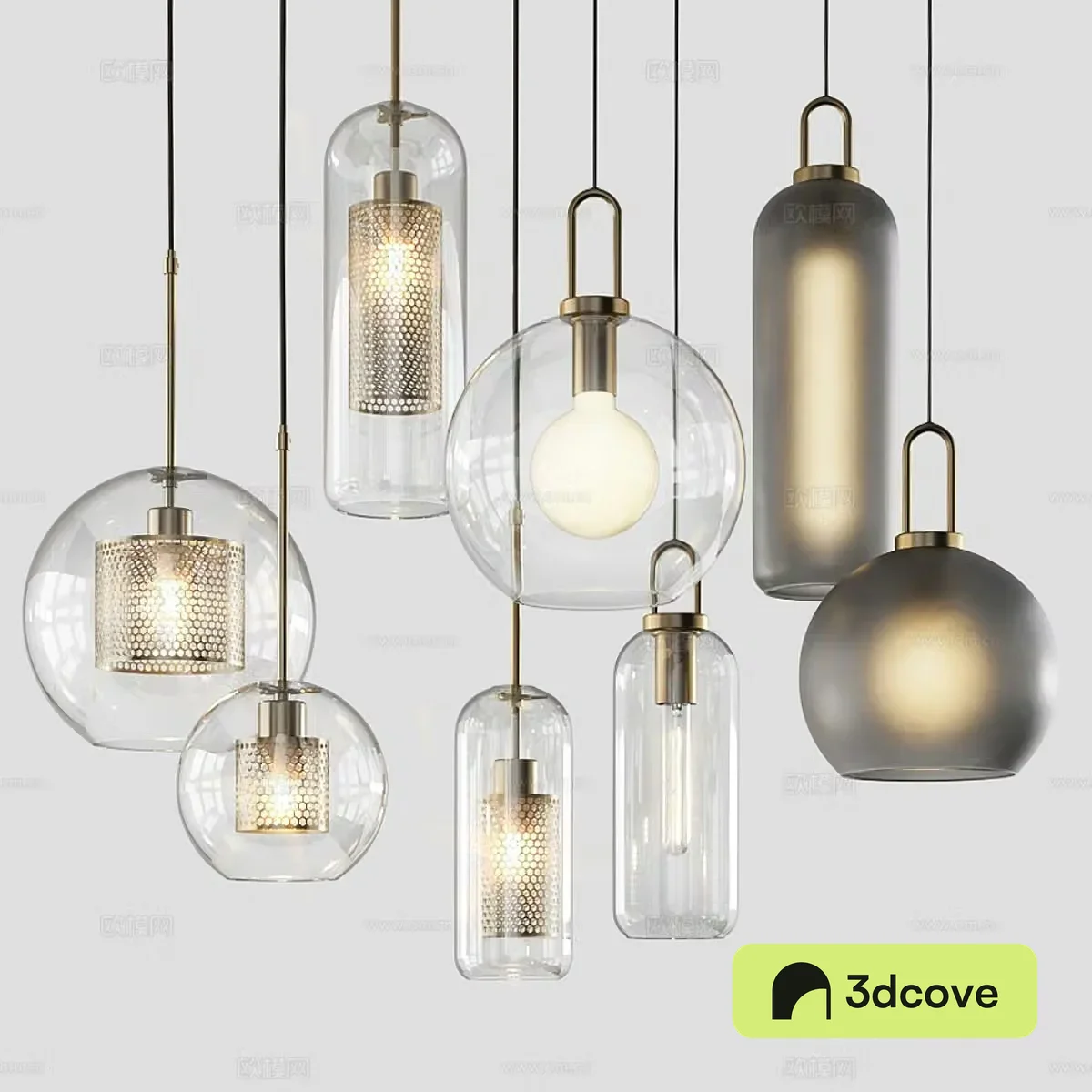 glass chandelier