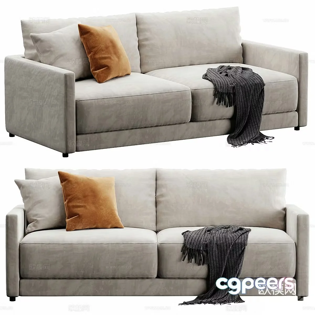 Sofa Double sofa 3d model
