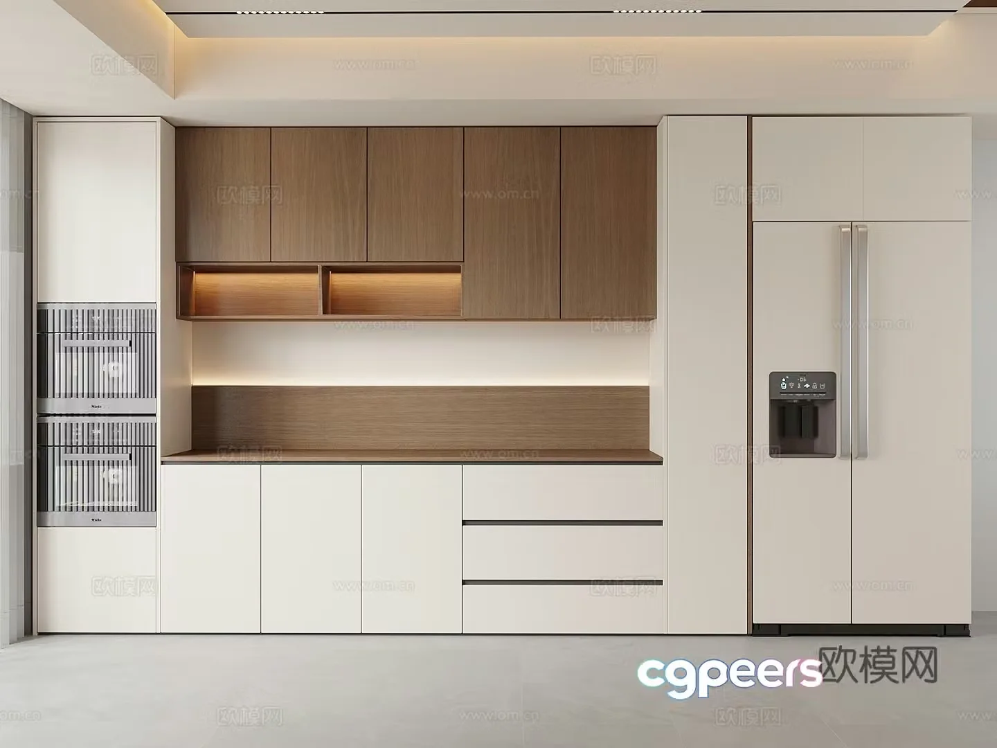 Creamy sideboard 3d model