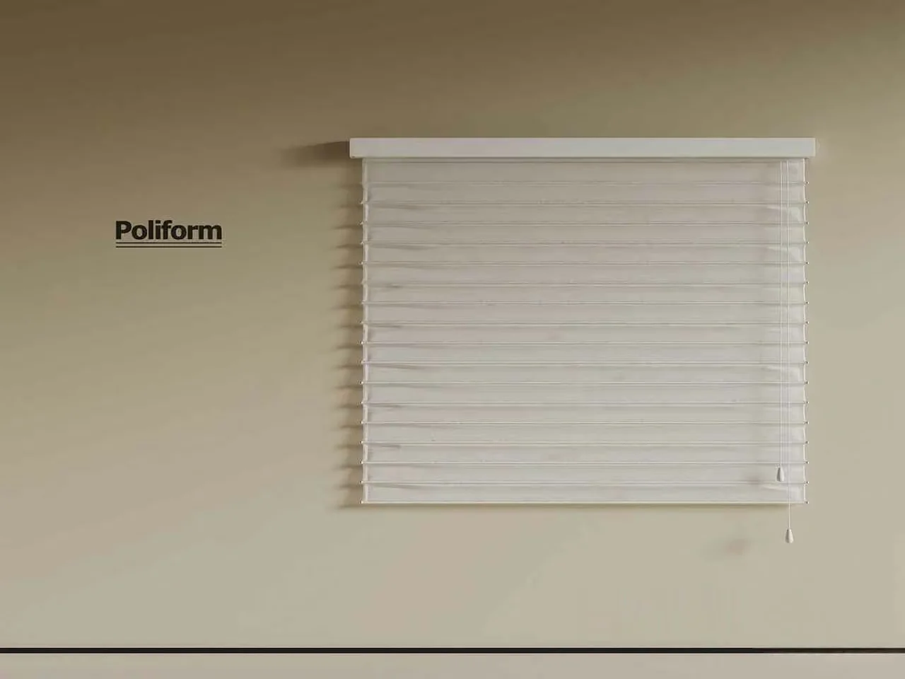 White Window Blinds 3D Model – 14930 – VRAY Render