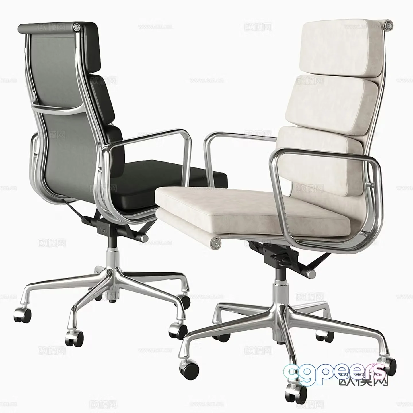 Modern office chair 3d model