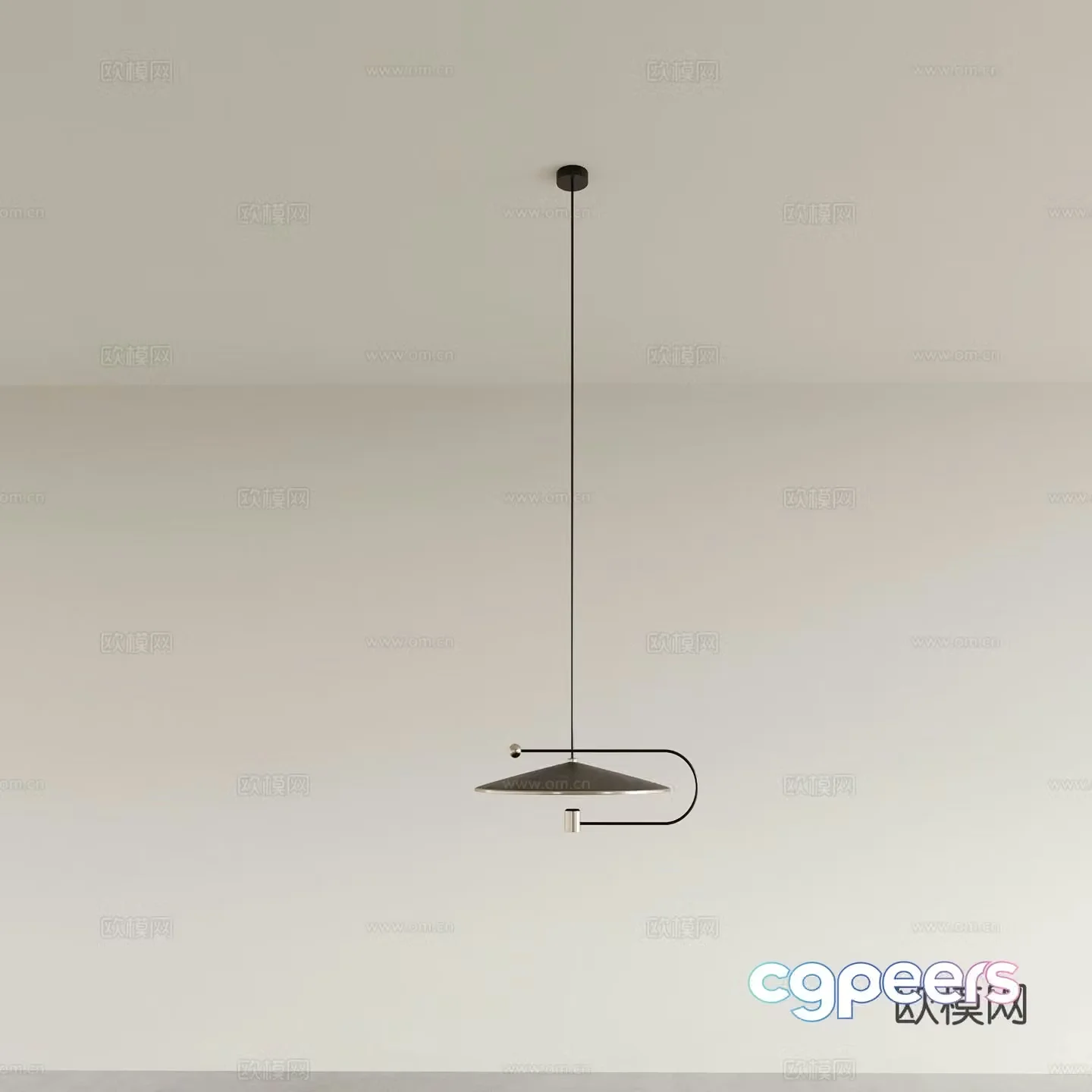 Restaurant chandelier bar chandelier 3d model