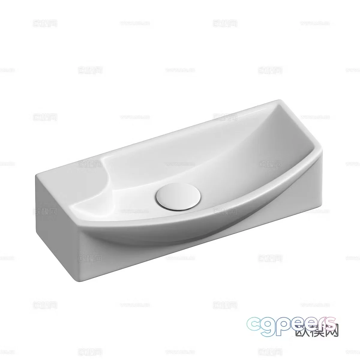 Wash basin basin 3d model