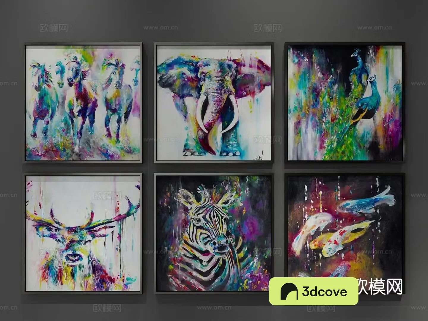 Decorative painting oil painting abstract painting hanging painting