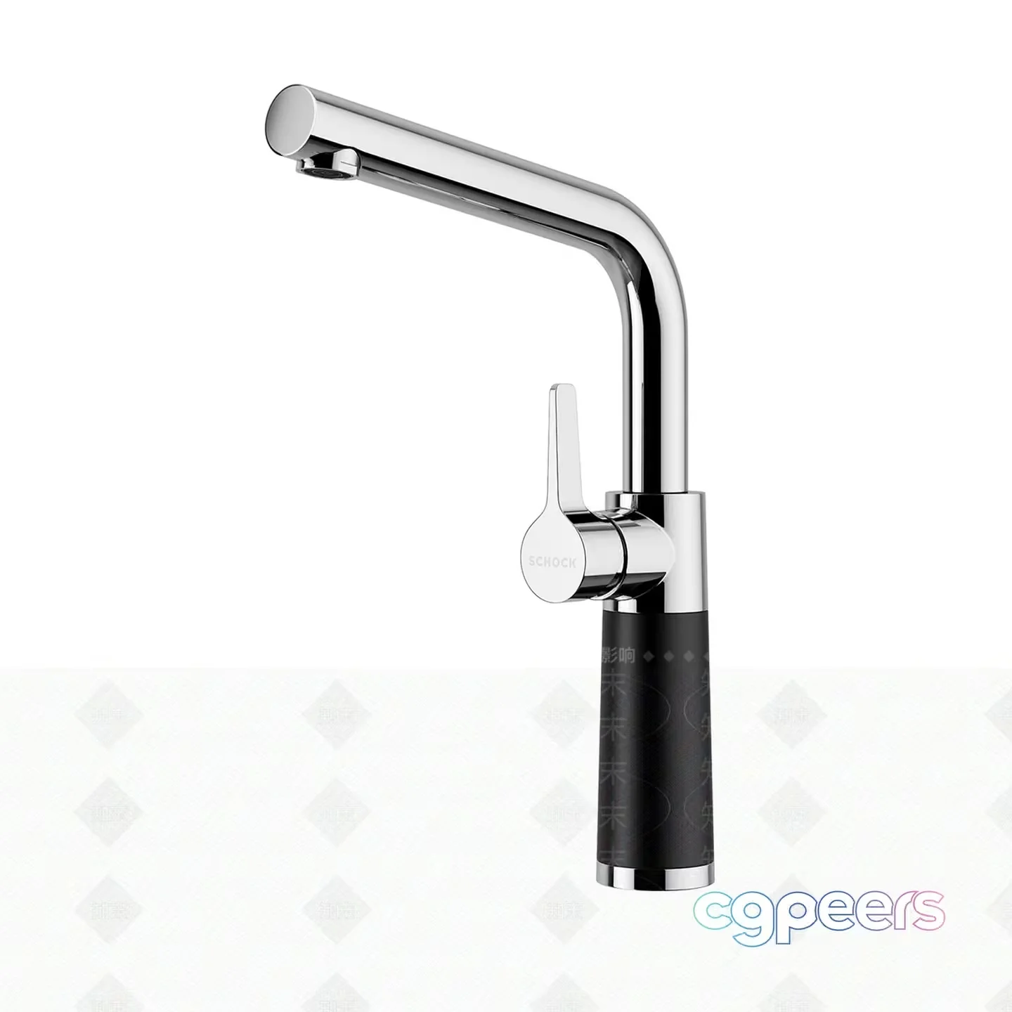 Silver Faucet 3D Model – 11240 – VRAY Render