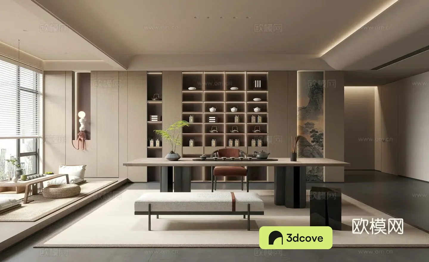 New Chinese tea room