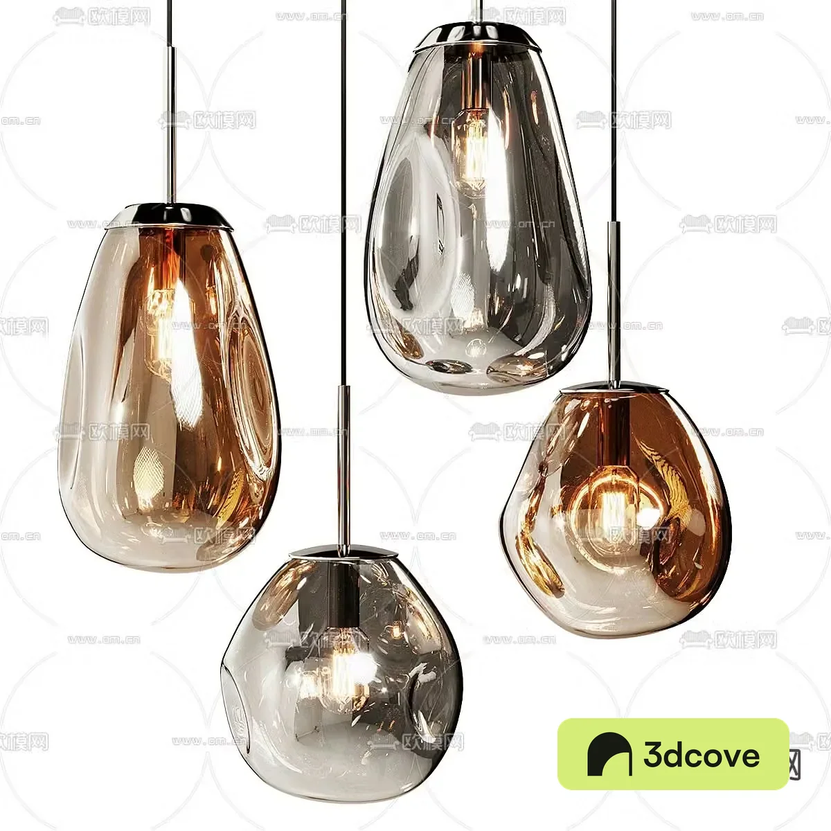 Water drop head chandelier