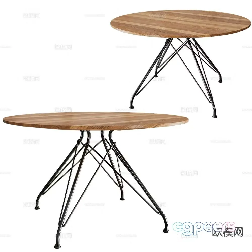 Overgaard & Dyrman round coffee table 3d model