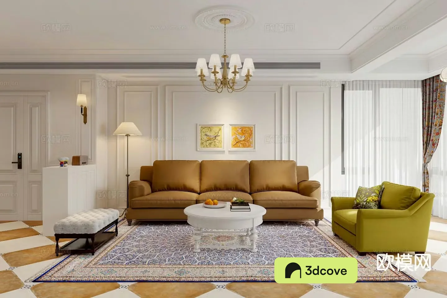 American living room