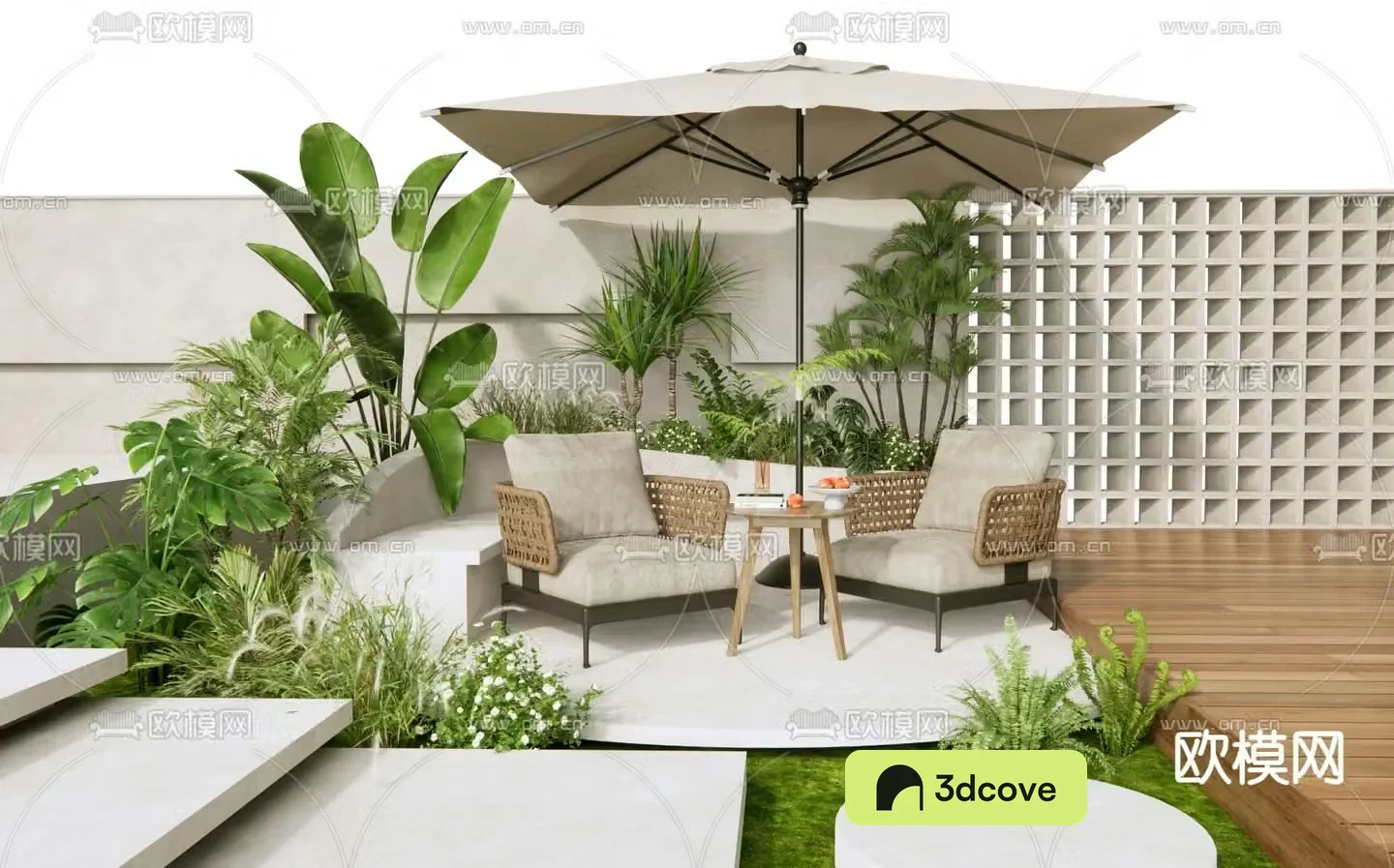 Outdoor chair balcony chair rattan leisure chair