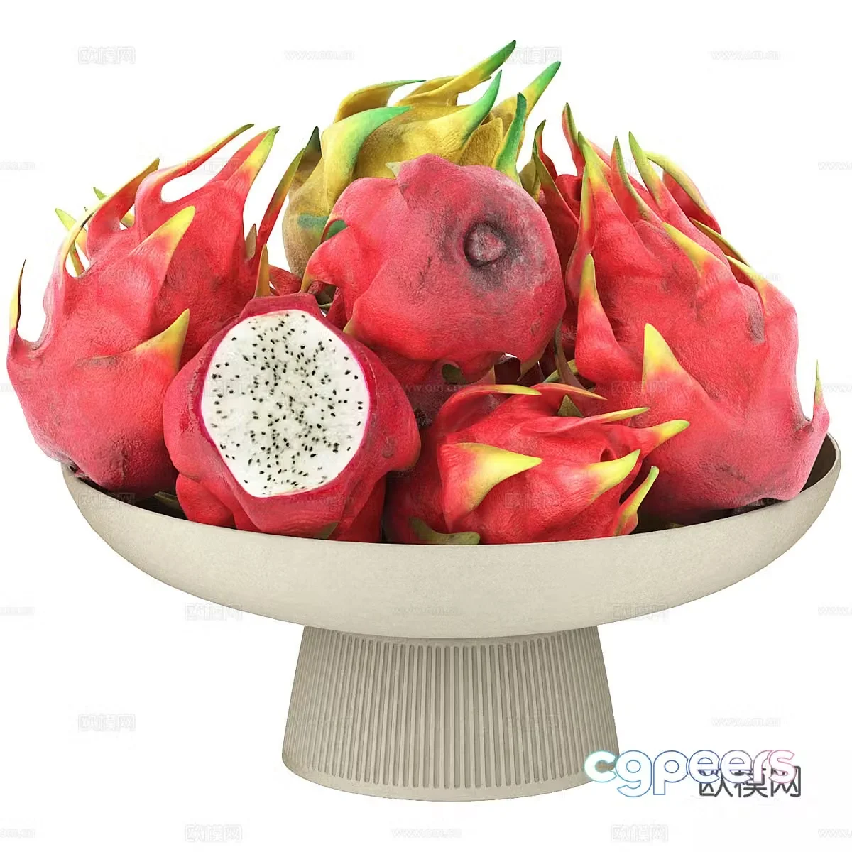 Fruit fruit plate 3D model