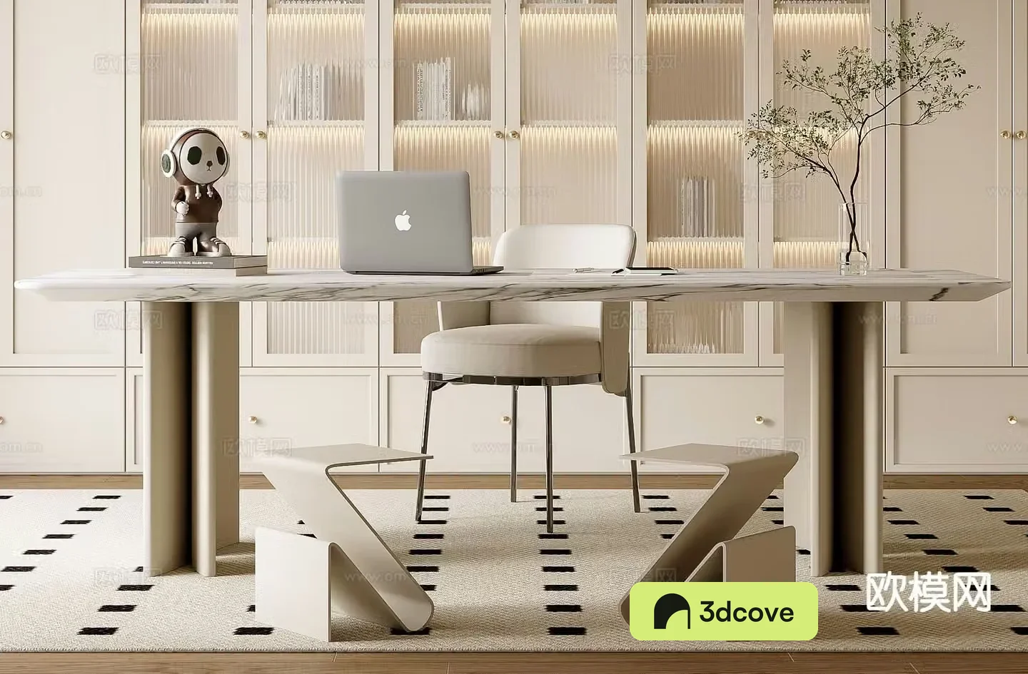 French desk chair computer desk