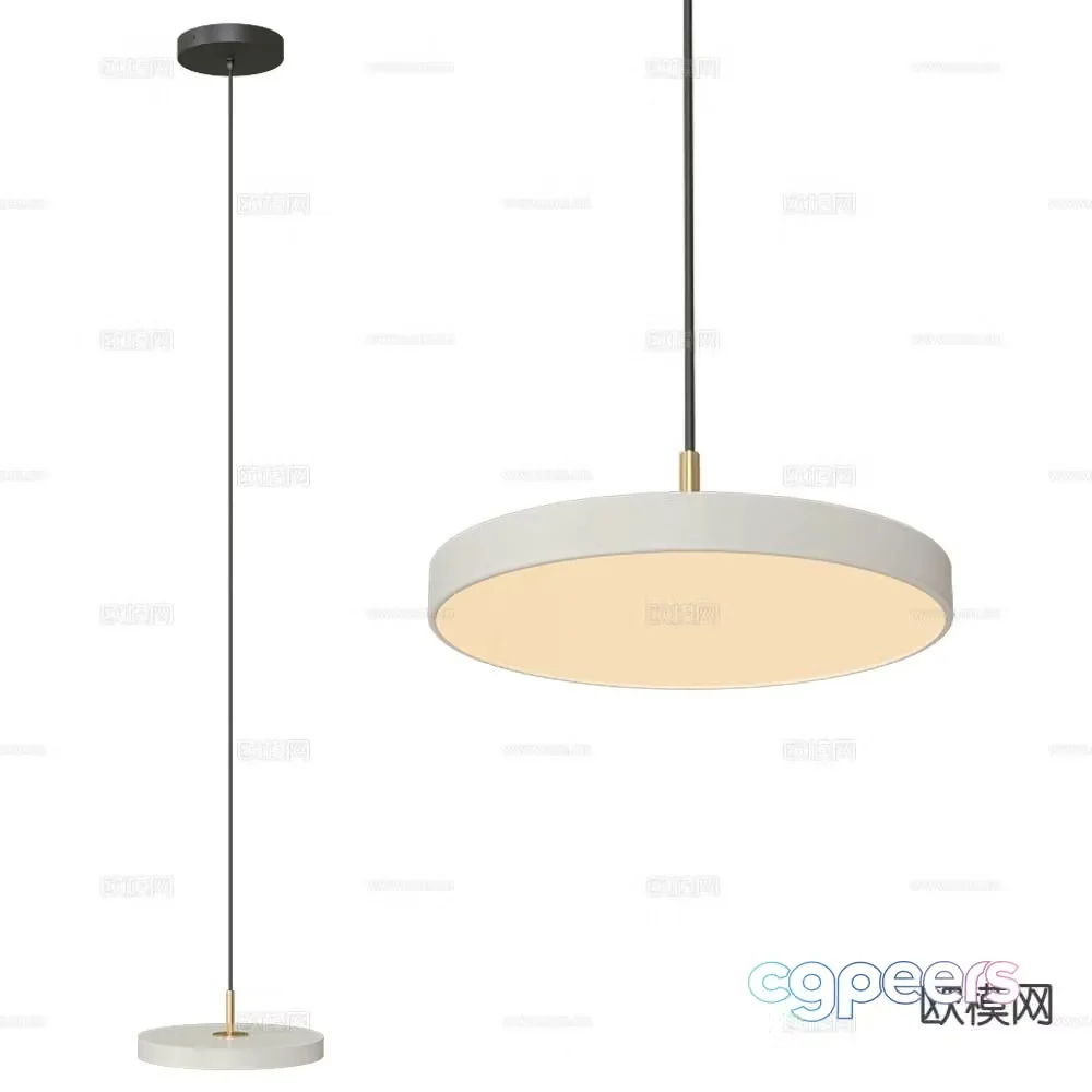 UMAGE round chandelier 3d model