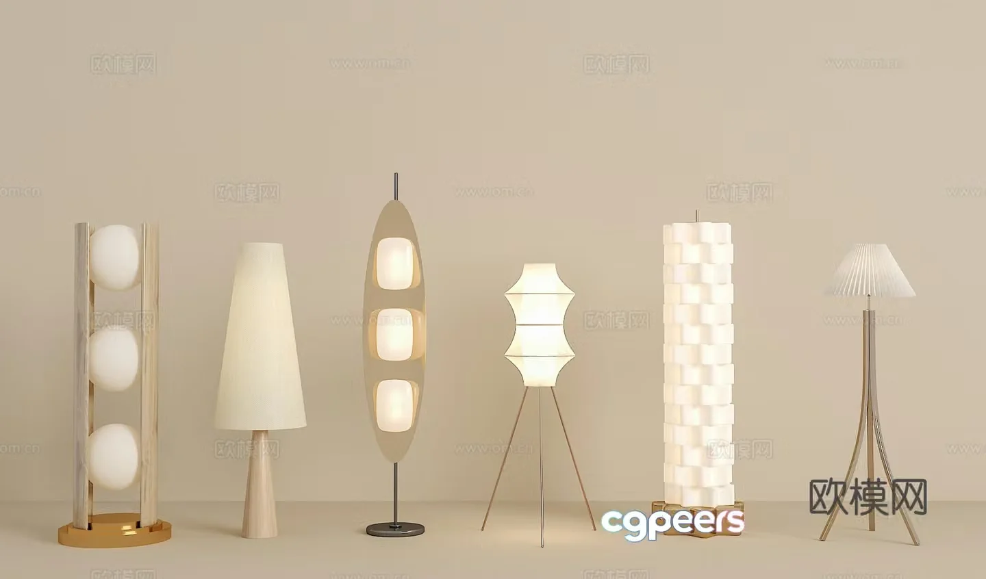 Floor lamp 3d model