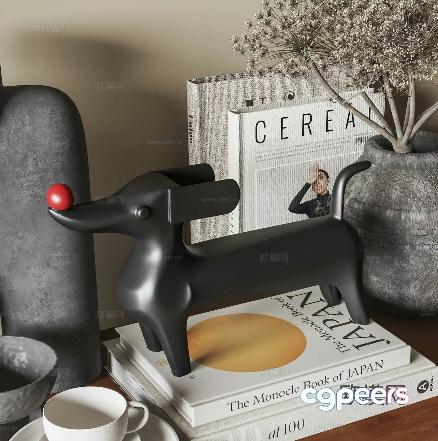 Middle Ages 3D Model of Wasabi Sculpture Ornaments