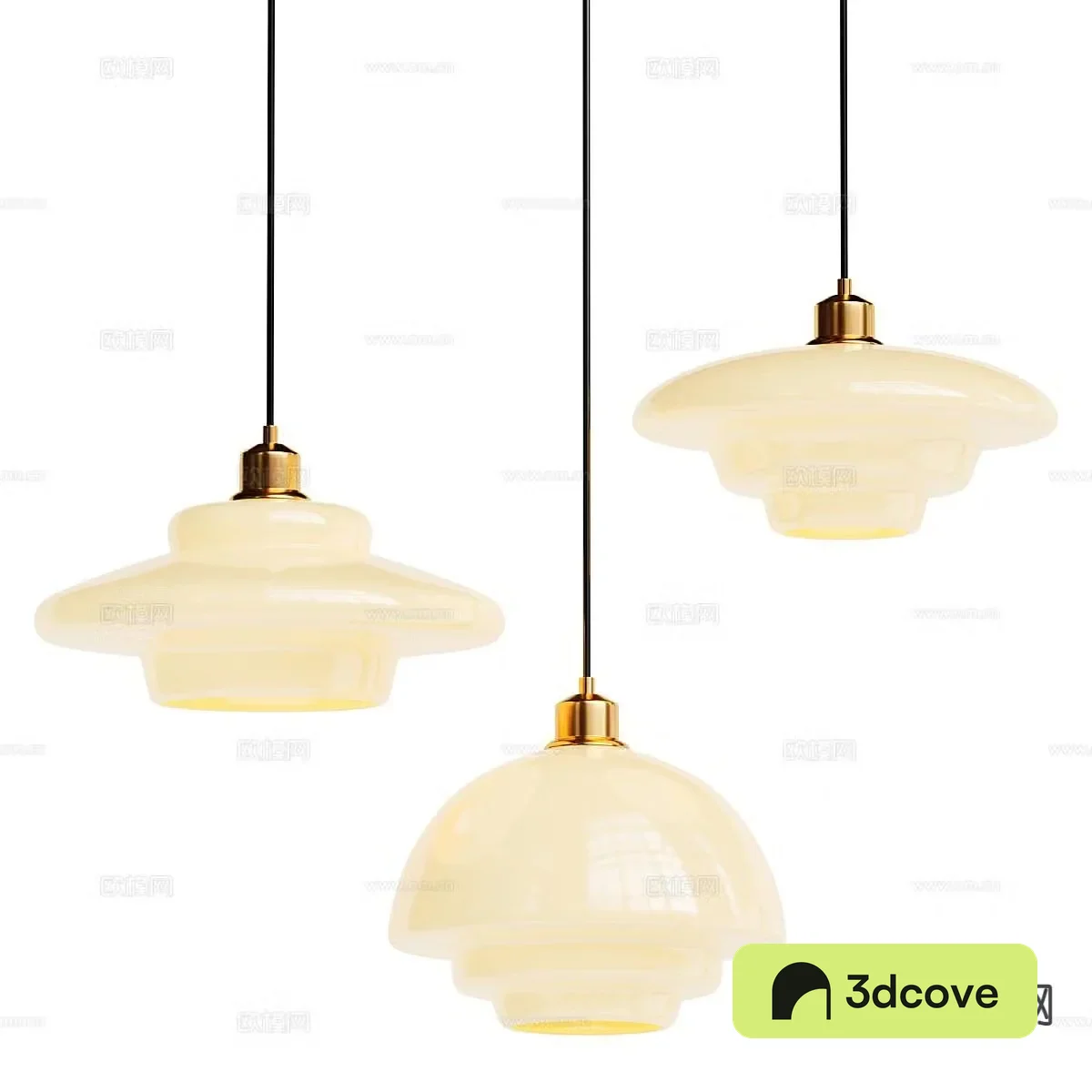 Art cream style chandelier