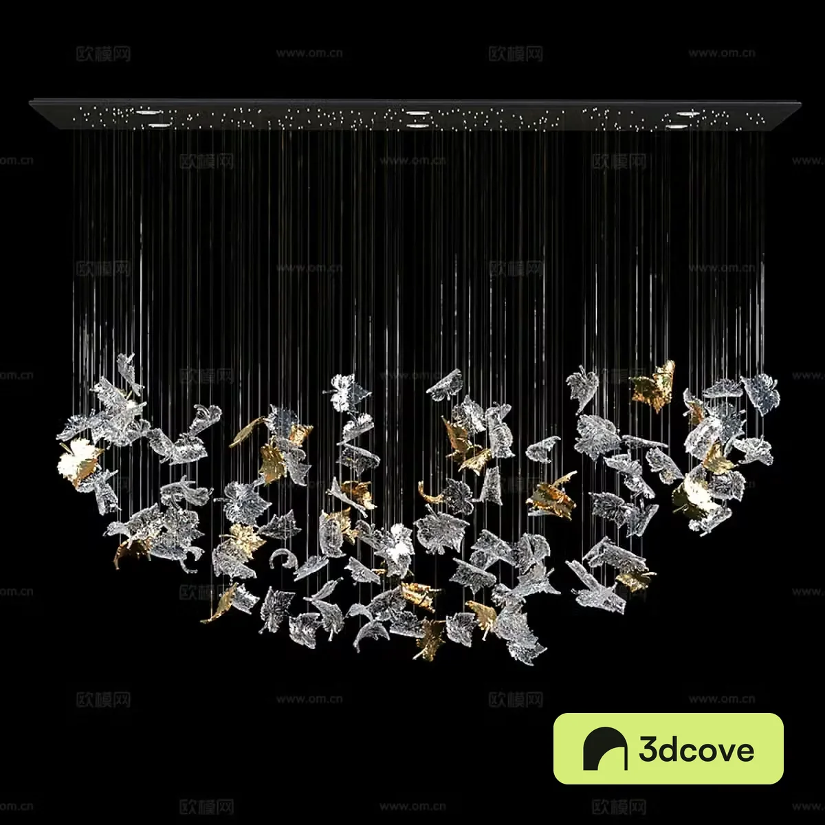 New Chinese style decorative chandelier Crystal lamp