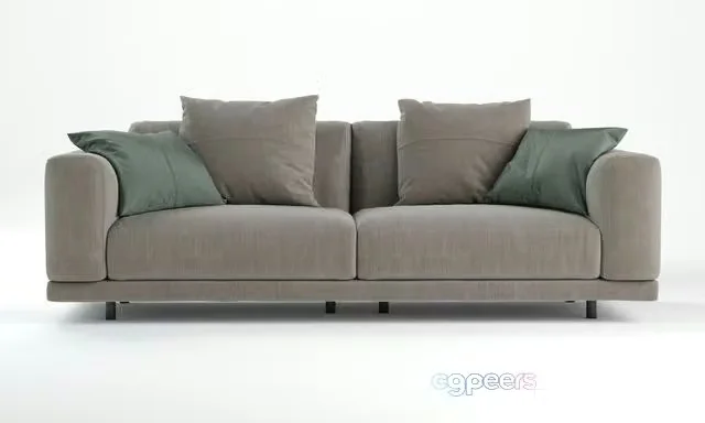 3ds Max Free – Nevyll sofa by Diter italia 230×106 cm