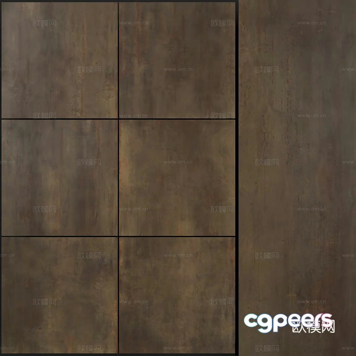 3D model of floor tiles