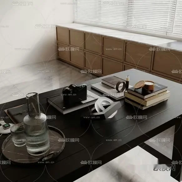 Modern Office Space 3D Model – 17025 – CORONA Render