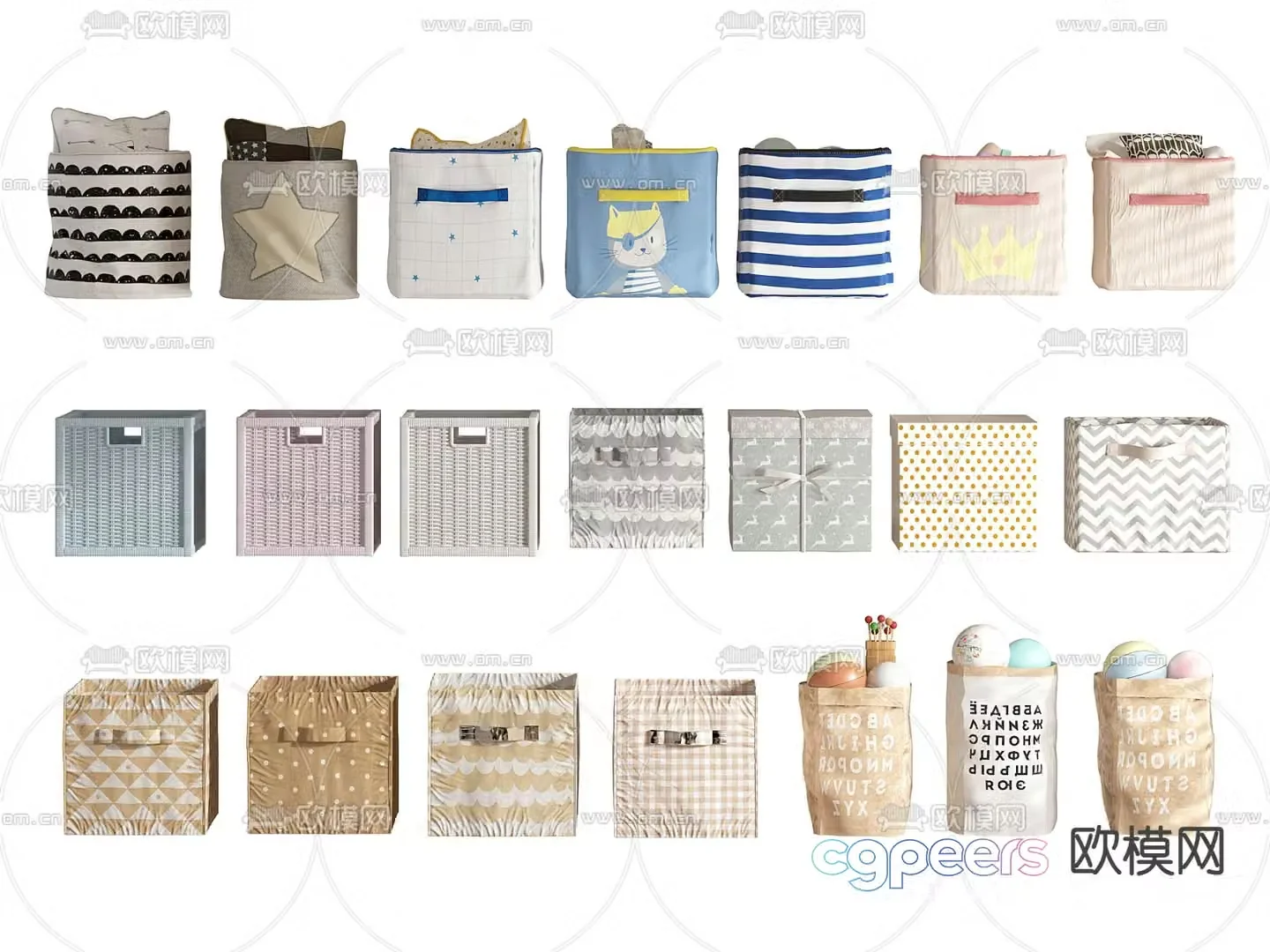 Children’s storage box 3d model