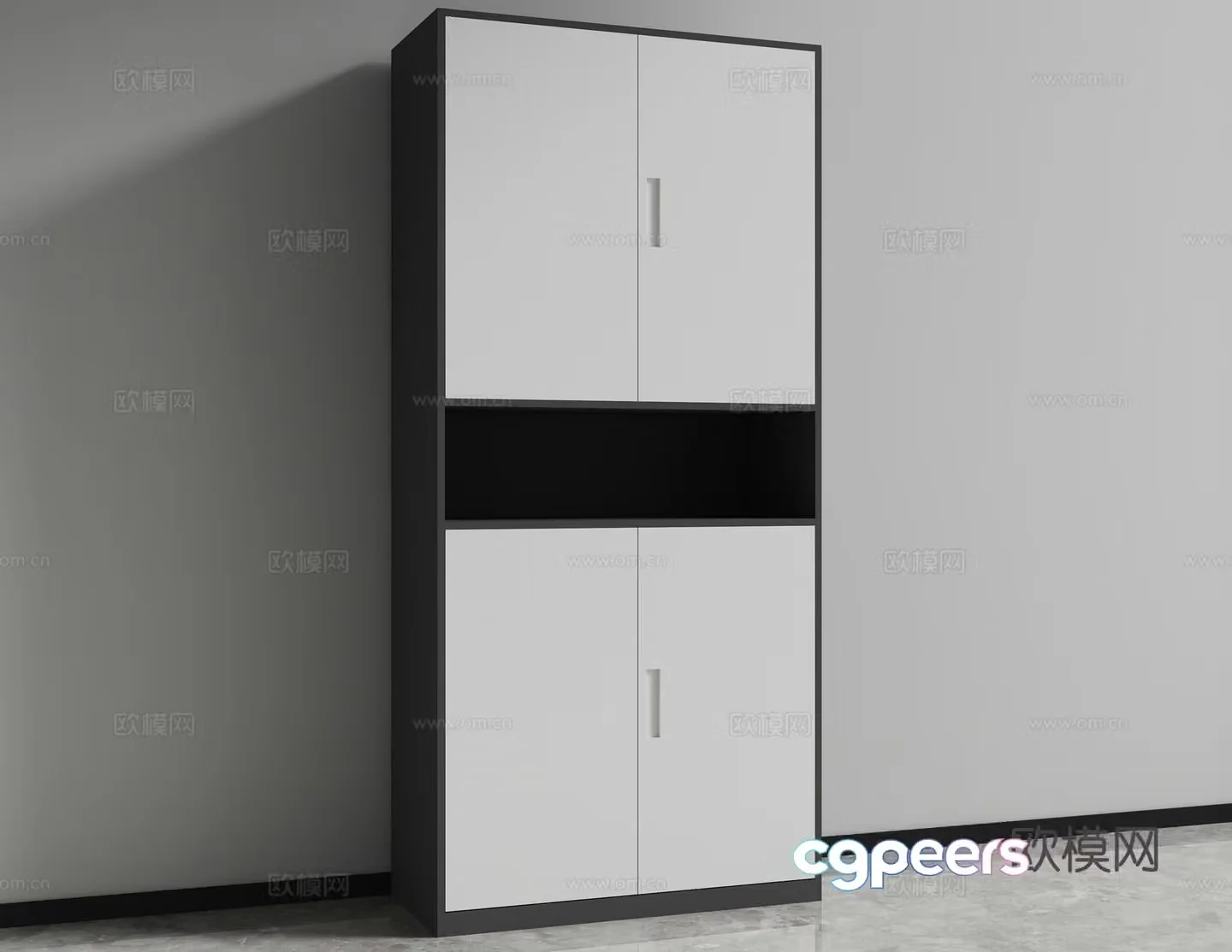 File cabinet locker 3d model