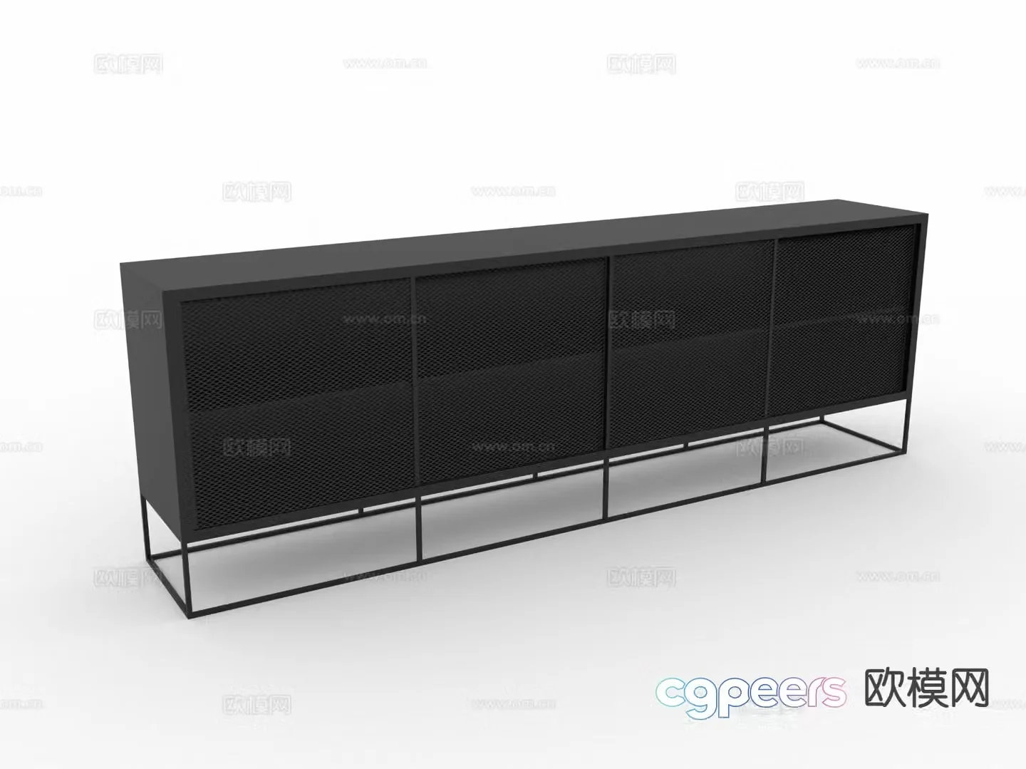 Modern TV cabinet 3d model